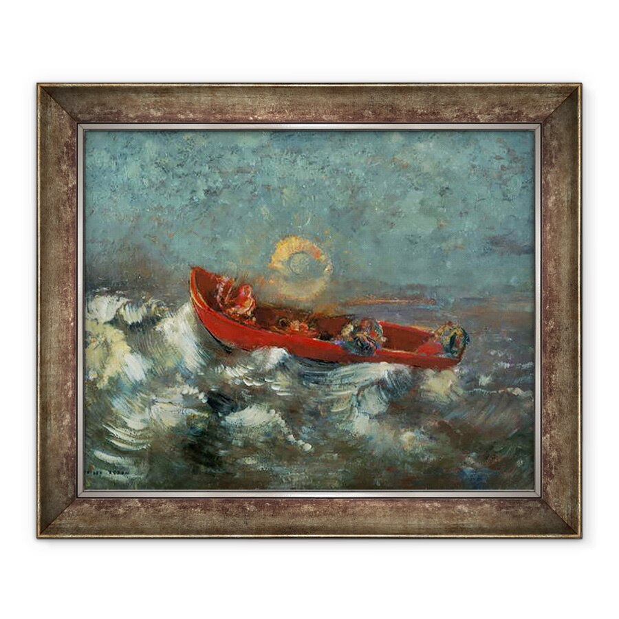 Tablou inramat - Odilon Redon - Barca Rosie, 70 x 85 cm