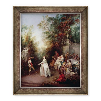 Tablou inramat - Nicolas Lancret - Un ospat, 70 x 85 cm Tablou inramat - Nicolas Lancret - Un ospat, 70 x 85 cm