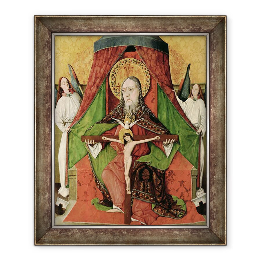 Tablou inramat - Master GH - Sfanta Treime, panoul central al altarului inalt al Bisericii Sfintei Treimi din Mosóc astazi Mošovce, 70 x 85 cm