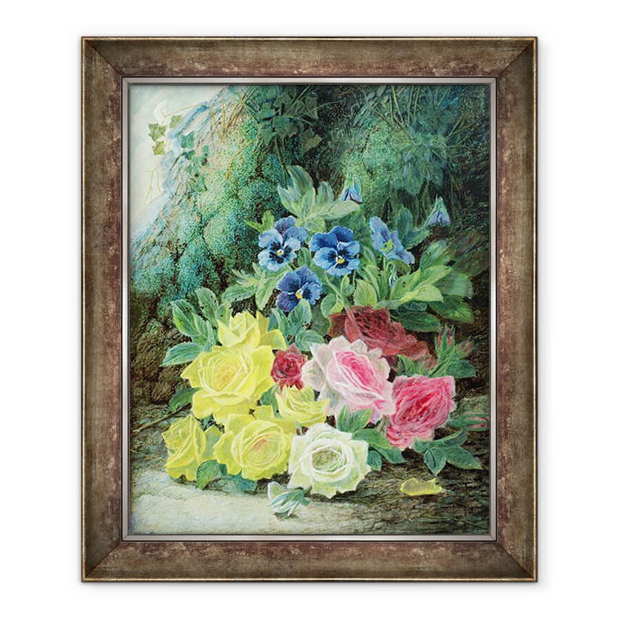 Tablou inramat - Oliver Clare - trandafiri, 70 x 85 cm