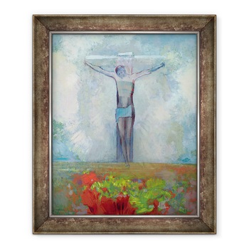 Tablou inramat - Odilon Redon - The Crucifixion, 70 x 85 cm Tablou inramat - Odilon Redon - The Crucifixion, 70 x 85 cm