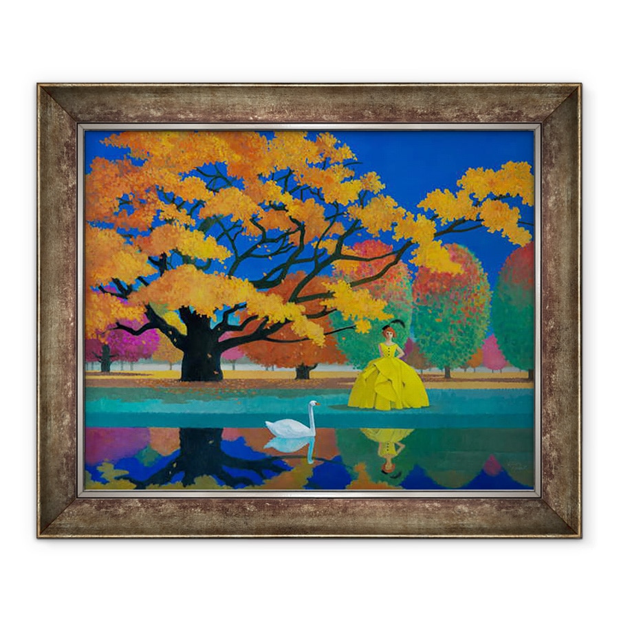 Tablou inramat - Ophelia Redpath - in asteptare, 70 x 85 cm