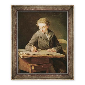 Tablou inramat - Nicolas-Bernard Lepicie - Tanarul desenator, Carle Vernet, 70 x 85 cm Tablou inramat - Nicolas-Bernard Lepicie - Tanarul desenator, Carle Vernet, 70 x 85 cm