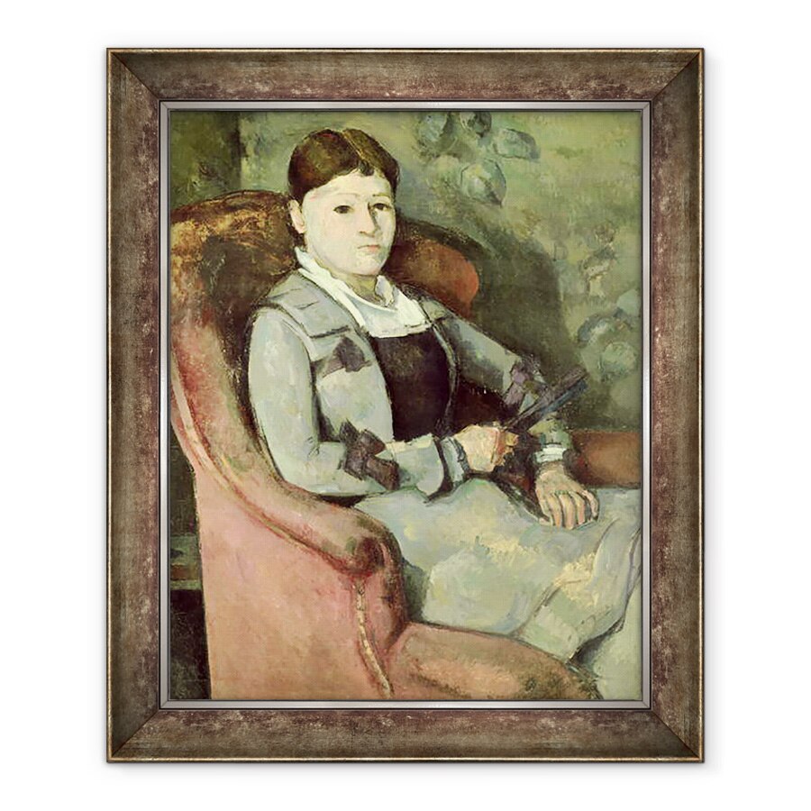Tablou inramat - Paul Cezanne - Sotia artistului intr-un fotoliu, 70 x 85 cm