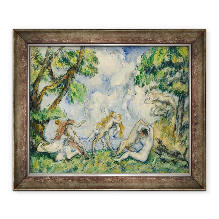 Tablou inramat - Paul Cezanne - Batalia iubirii, 70 x 85 cm