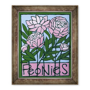 Tablou inramat - Megan Moore - Bujori, 2007, 70 x 85 cm Tablou inramat - Megan Moore - Bujori, 2007, 70 x 85 cm