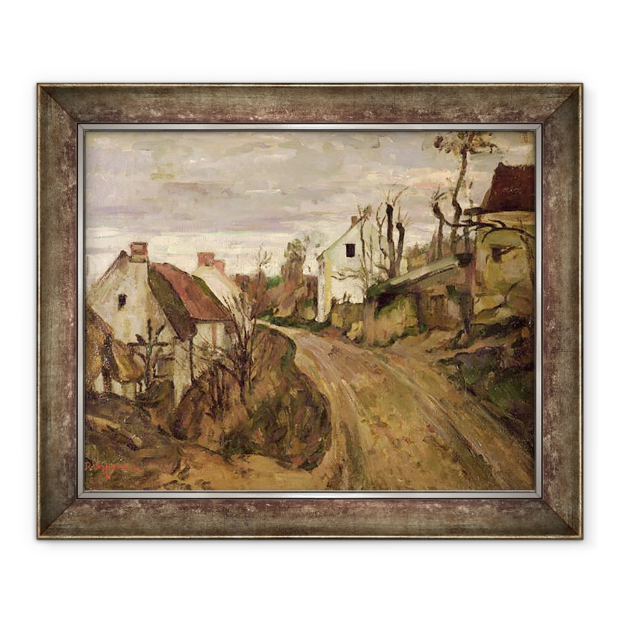 Tablou inramat - Paul Cezanne - Drumul satului, Auvers, 70 x 85 cm