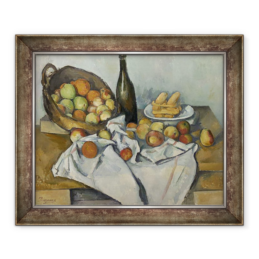 Tablou inramat - Paul Cezanne - Cosul cu Mere, 70 x 85 cm
