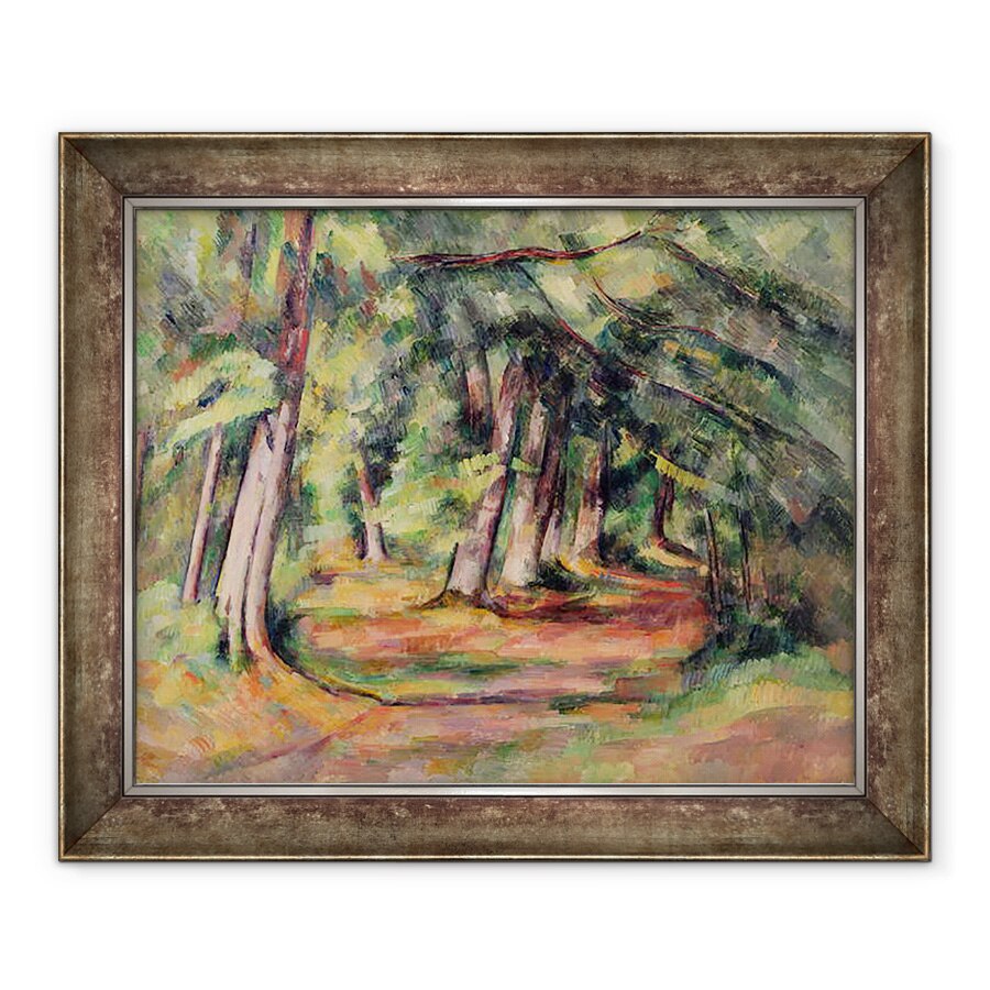Tablou inramat - Paul Cezanne - Underwood langa Jas de Bouffan 1890-94, 70 x 85 cm