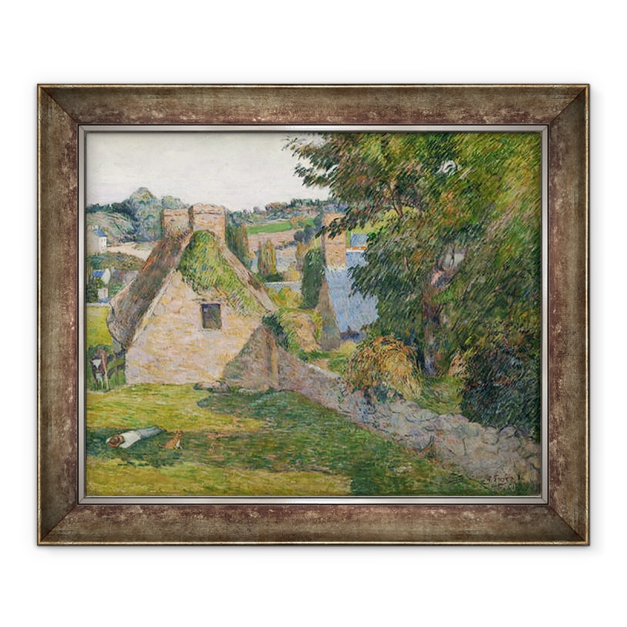 Tablou inramat - Paul Gauguin - Campul de Derout-Lollichon, 70 x 85 cm