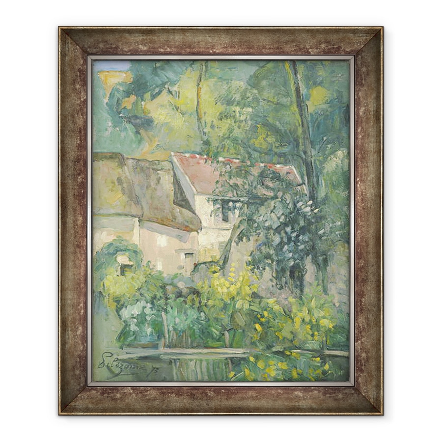 Tablou inramat - Paul Cezanne - Casa de Père Lacroix, 70 x 85 cm