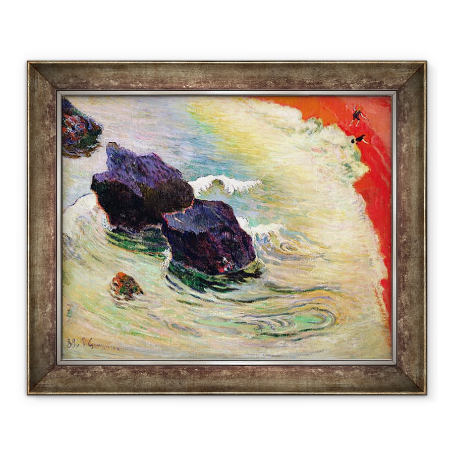 Tablou inramat - Paul Gauguin - Valul, 70 x 85 cm