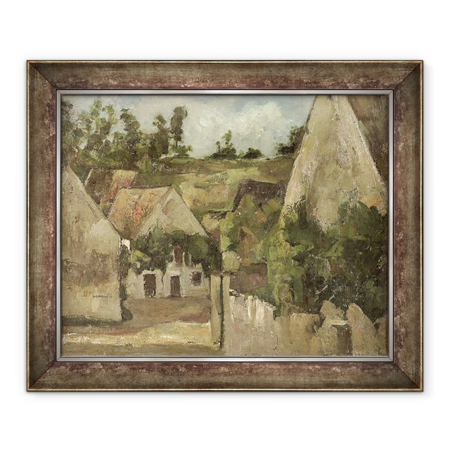 Tablou inramat - Paul Cezanne - Rascruce de drumuri la Rue Remy, Auvers, 70 x 85 cm
