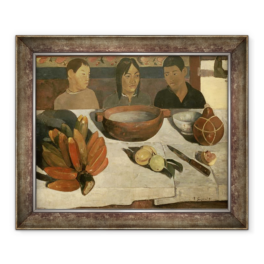 Tablou inramat - Paul Gauguin - Masa Bananele, 70 x 85 cm