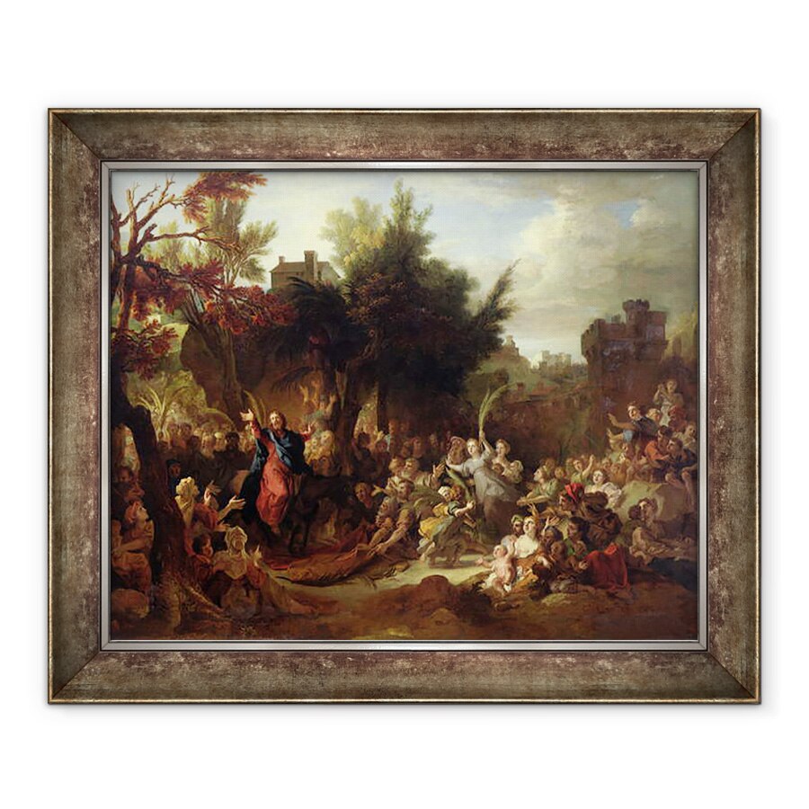 Tablou inramat - Nicolas de Largilliere - Intrarea lui Hristos in Ierusalim, 70 x 85 cm