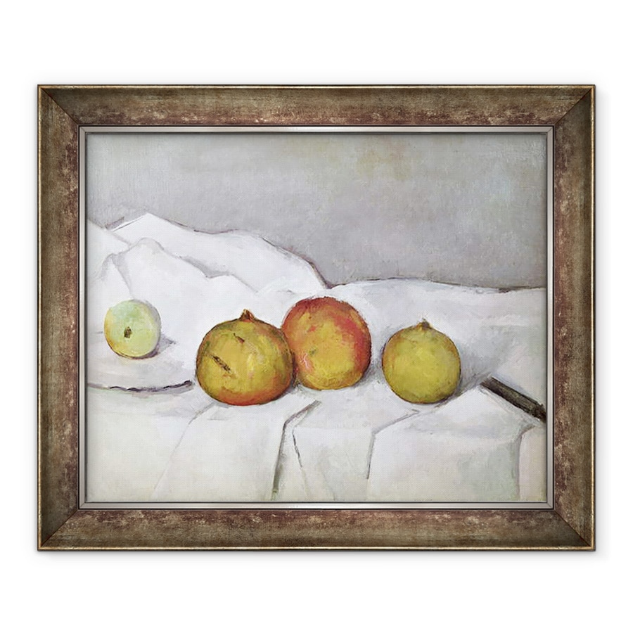 Paul Cezanne - Gyümölcs Egy Ruhán, Keretezett Kép, 50 X 60 Cm - EMAG.hu