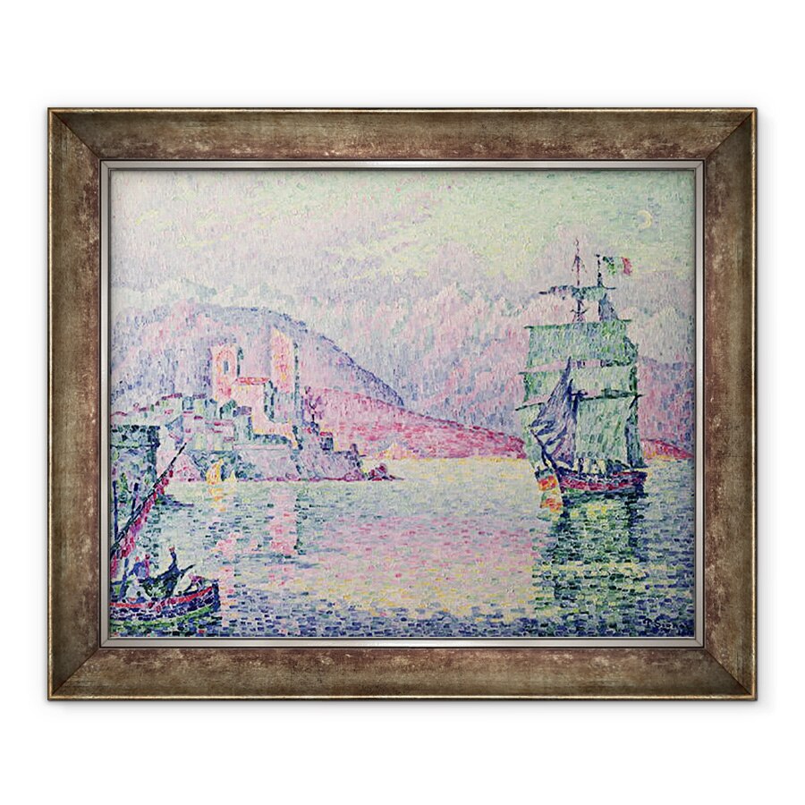 Tablou inramat - Paul Signac - Antibes, Seara, 70 x 85 cm