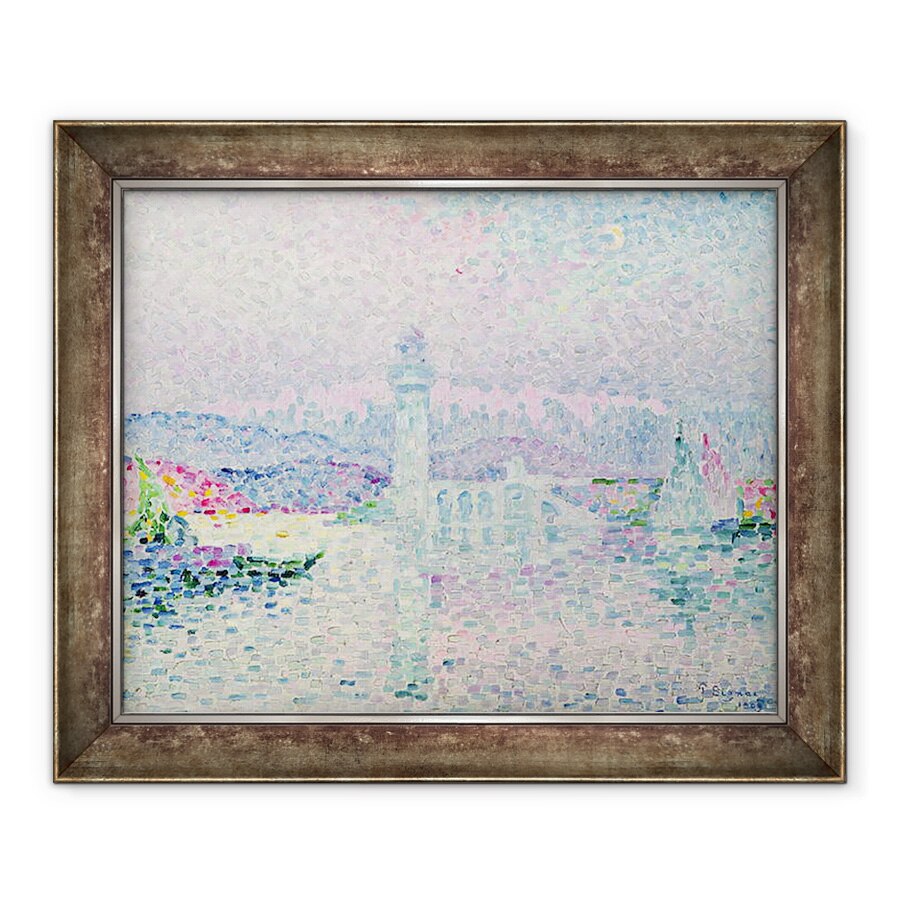 Tablou inramat - Paul Signac - Farul din Antibes, 70 x 85 cm