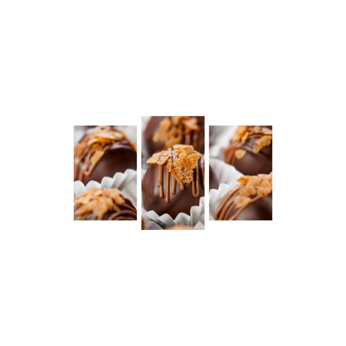 Tablou multicanvas 3 piese 150x90 cm, Food and Drinks model 74