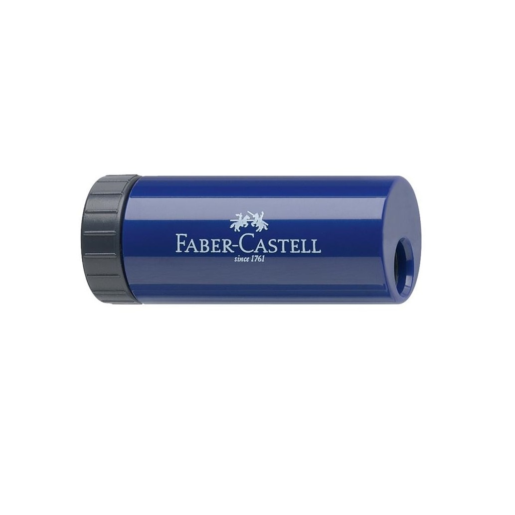 Ascutitoare Plastic Simpla Cu Container Faber-Castell