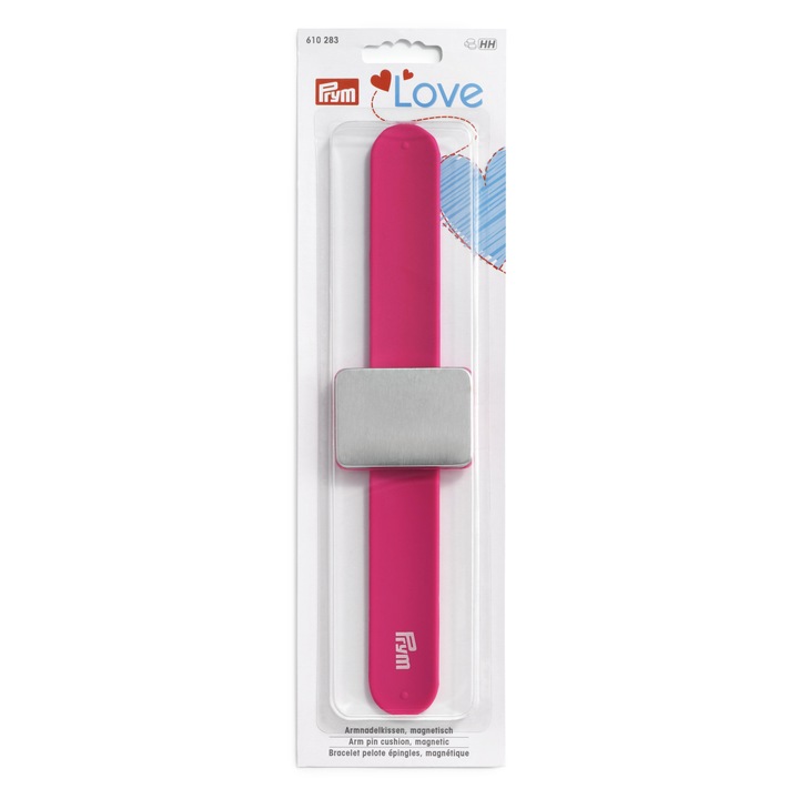 Perna, bratara magnetica de mana pentru ace Prym Love, Roz