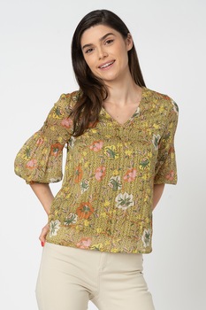 vero moda bluza cu decolteu in v si model floral cille verde militarrozgalben imagen 46_0_
0