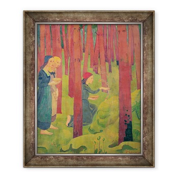 Tablou inramat - Paul Serusier - Incantatia, sau Padurea Sfanta, 90 x 110 cm Tablou inramat - Paul Serusier - Incantatia, sau Padurea Sfanta, 90 x 110 cm