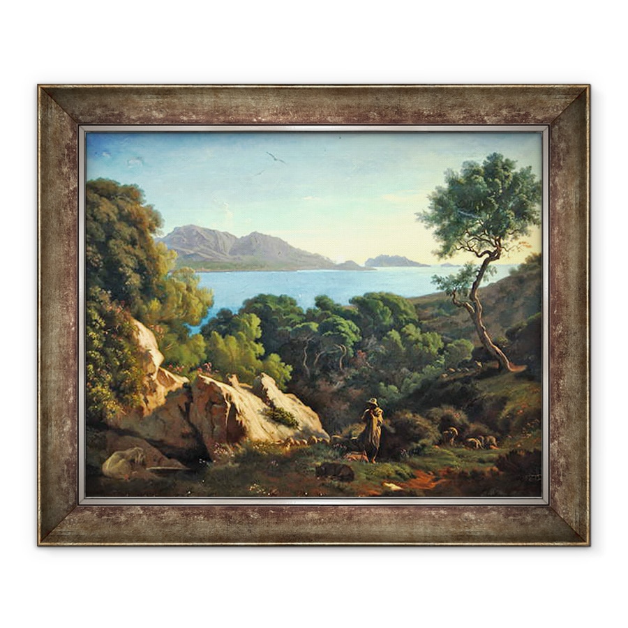 Tablou inramat - Paul Jean Flandrin - Near Marseille, 50 x 60 cm