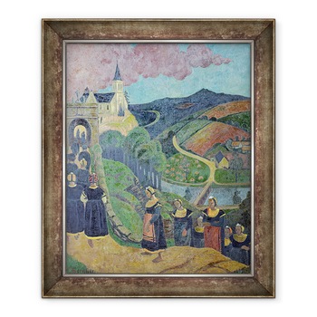 Tablou inramat - Paul Serusier - Iertarea lui Notre-Dame-des-Portes la Chateauneuf-du-Faou, 70 x 85 cm Tablou inramat - Paul Serusier - Iertarea lui Notre-Dame-des-Portes la Chateauneuf-du-Faou, 70 x 85 cm