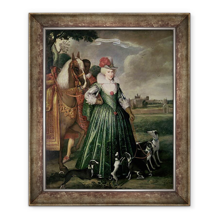 Tablou inramat - Paul van Somer - Anne din Danemarca, 90 x 110 cm