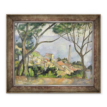 Tablou inramat - Paul Cezanne - Marea la lEstaque, 70 x 85 cm Tablou inramat - Paul Cezanne - Marea la lEstaque, 70 x 85 cm