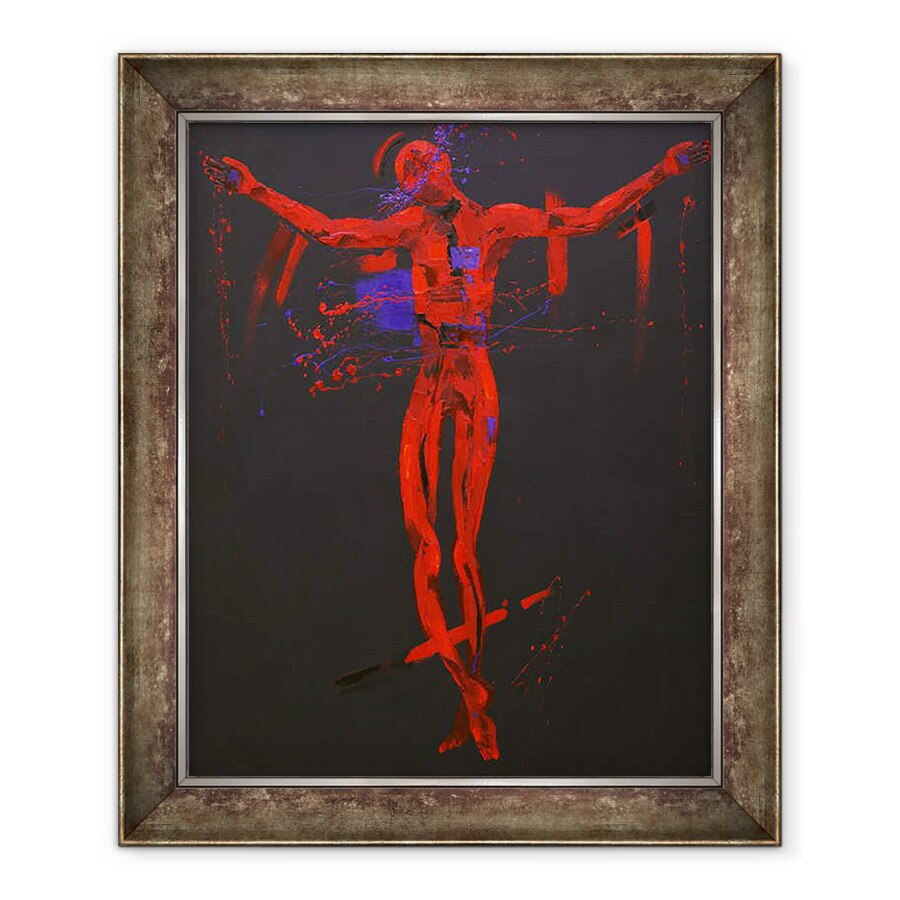 Tablou inramat - Penny Warden - Isus moare pe cruce - Statia 12, 90 x 110 cm