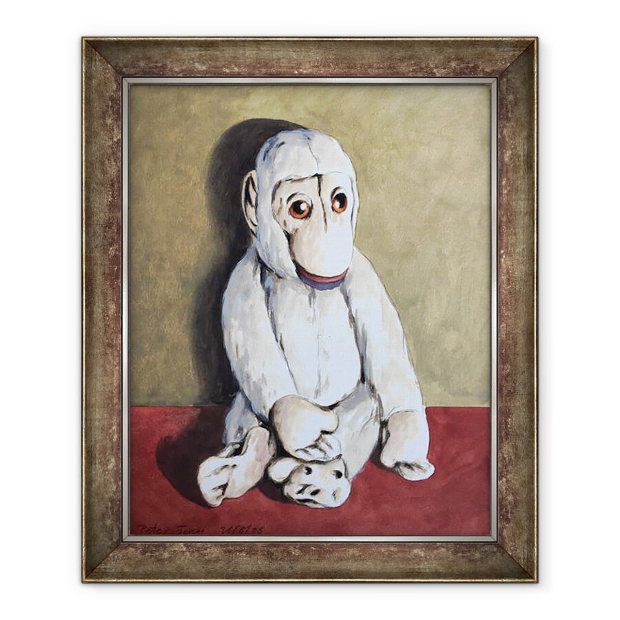 Tablou inramat - Peter Jones - Maimuta alba stralucitoare, 2006, 90 x 110 cm