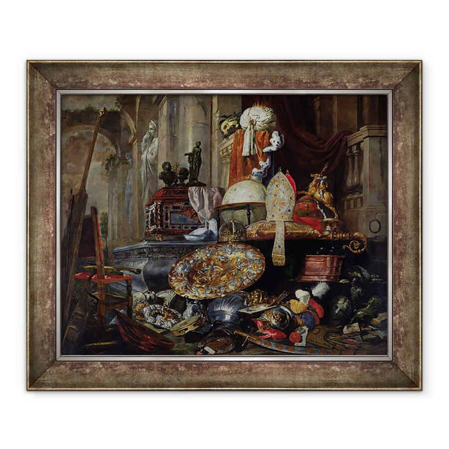 Tablou inramat - Peter Boel - Alegorie a vanitatilor lumii, 50 x 60 cm