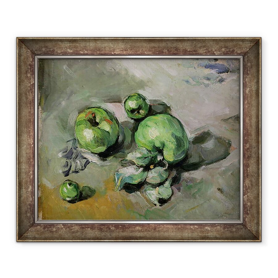 Tablou inramat - Paul Cezanne - Mere Verzi, 70 x 85 cm