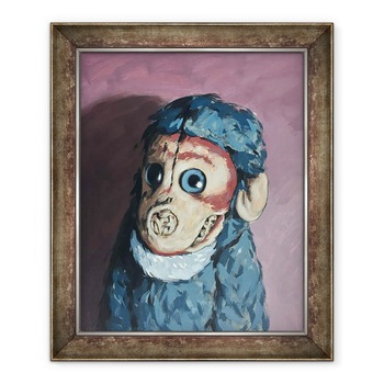 Tablou inramat - Peter Jones - Ollie Monkey, 2007, 50 x 60 cm Tablou inramat - Peter Jones - Ollie Monkey, 2007, 50 x 60 cm