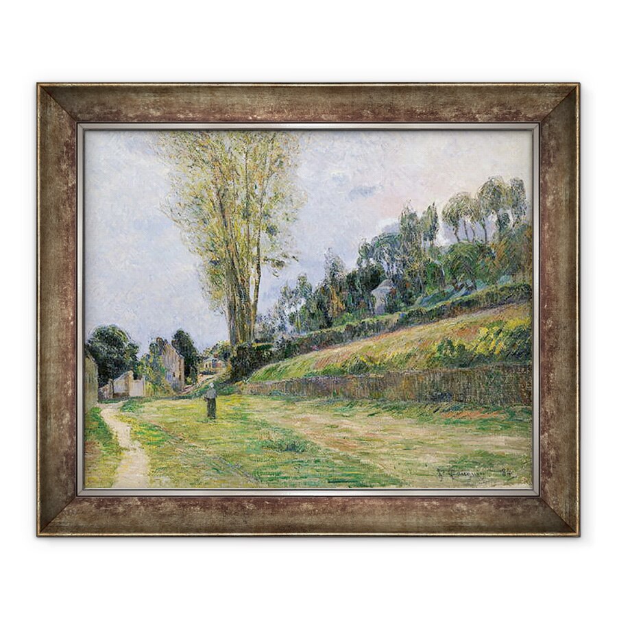 Tablou inramat - Paul Gauguin - Strada din Rouen, 90 x 110 cm