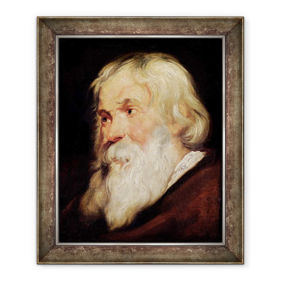 Tablou inramat - Peter Paul Rubens - seful unui batran, 70 x 85 cm