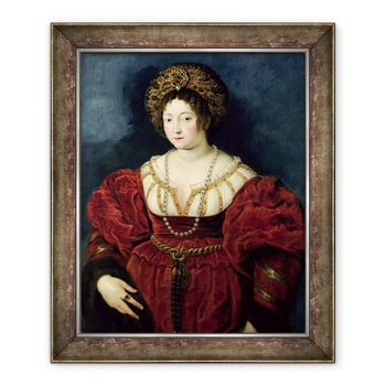 Tablou inramat - Peter Paul Rubens - Portret postum al Isabellei dEste, Marchiza de Mantua 1474-1539, 90 x 110 cm Tablou inramat - Peter Paul Rubens - Portret postum al Isabellei dEste, Marchiza de Mantua 1474-1539, 90 x 110 cm