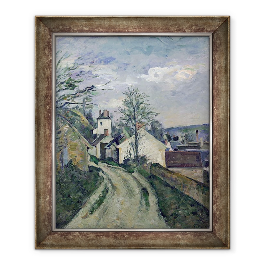 Tablou inramat - Paul Cezanne - Casa doctorului Gachet 1828-1909 la Auvers, 70 x 85 cm