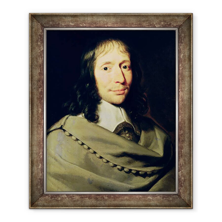 Tablou inramat - Philippe de Champaigne - Blaise Pascal 1623-62, 70 x 85 cm
