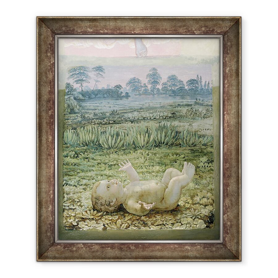 Tablou inramat - Philipp Otto Runge - O sectiune din cea de-a doua versiune a Diminetii I, 70 x 85 cm