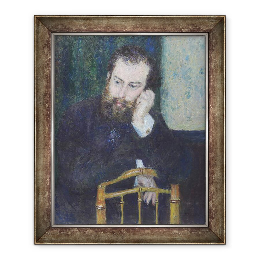 Tablou inramat - Pierre Auguste Renoir - Alfred Sisley, 90 x 110 cm
