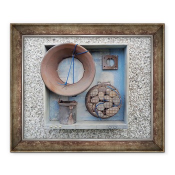 Tablou inramat - Peter McClure - CUTIA ALBASTRa. 2019, 90 x 110 cm Tablou inramat - Peter McClure - CUTIA ALBASTRa. 2019, 90 x 110 cm