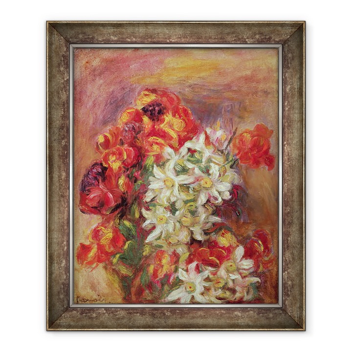 Картина в рамка - Пиер Огюст Реноар - Fleurs, 90 x 110 см