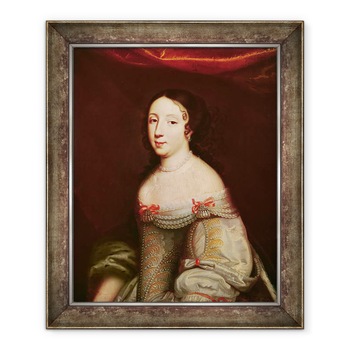Tablou inramat - Philippe de Champaigne - Portret De Anne De Austria 1601-1666, Infanta Spaniei, 50 x 60 cm Tablou inramat - Philippe de Champaigne - Portret De Anne De Austria 1601-1666, Infanta Spaniei, 50 x 60 cm