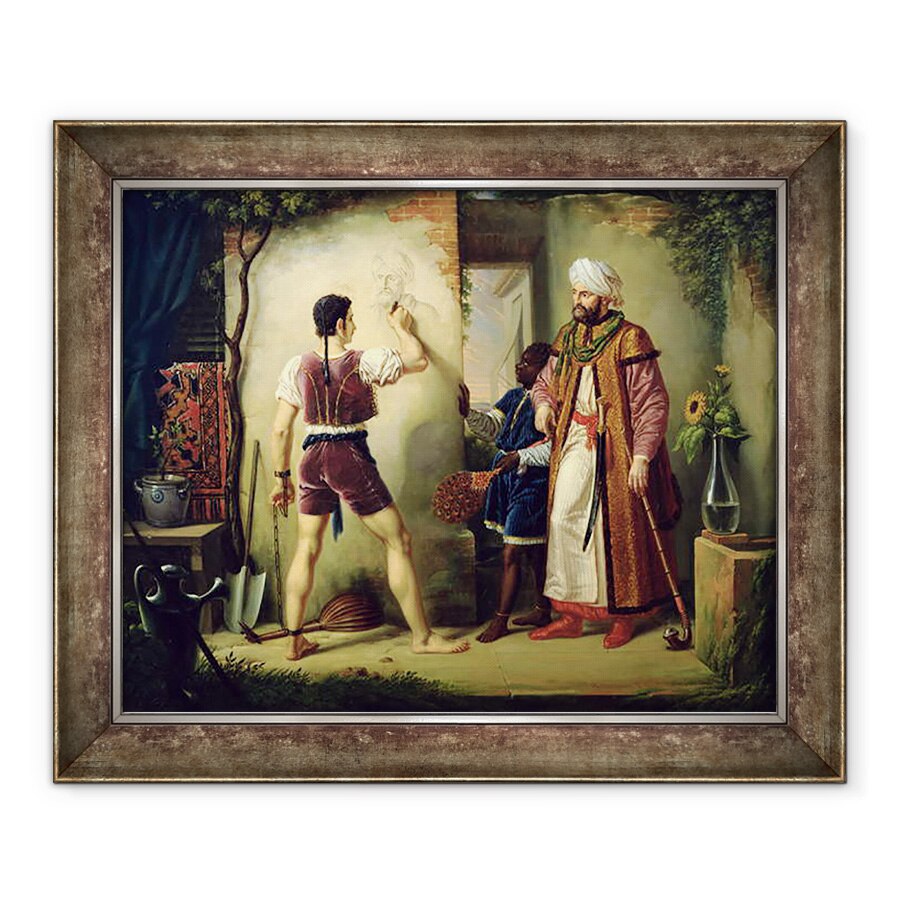 Tablou inramat - Pierre-Nolasque Bergeret - Fra Filippo Lippi c.1406-69 1819, 70 x 85 cm