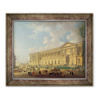 Tablou inramat - Pierre Antoine Demachy - Colonada Luvru. c.1770, 70 x 85 cm Tablou inramat - Pierre Antoine Demachy - Colonada Luvru. c.1770, 70 x 85 cm