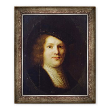Tablou inramat - Pieter Harmansz Verelst - Portret De Un Tanar, posibil un autoportret, 50 x 60 cm Tablou inramat - Pieter Harmansz Verelst - Portret De Un Tanar, posibil un autoportret, 50 x 60 cm