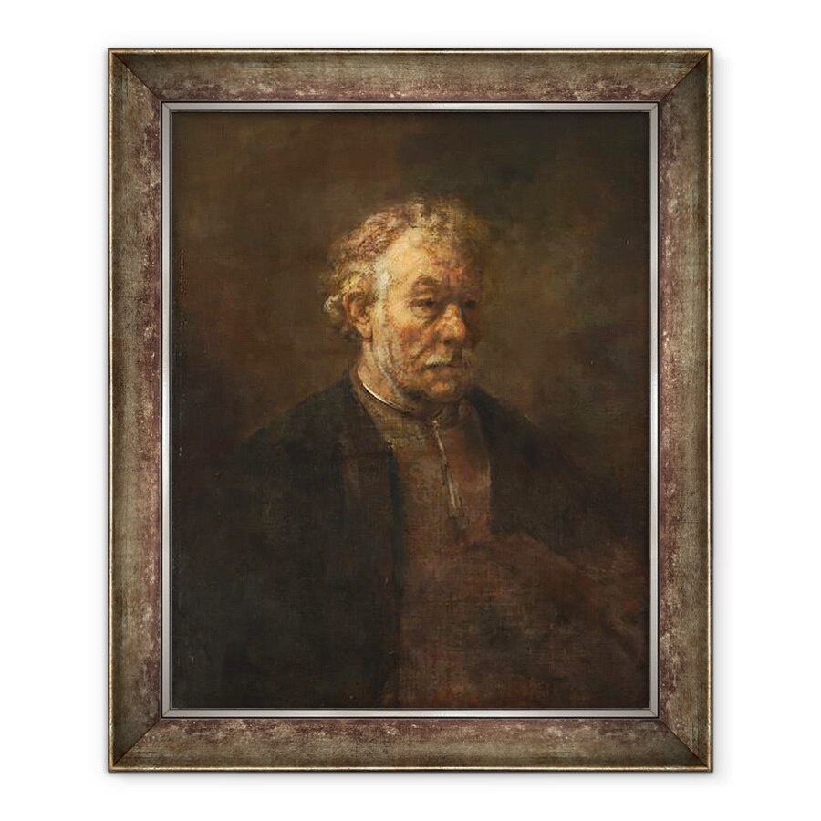 Tablou inramat - Rembrandt Harmensz van Rijn - Studiul unui batran, 70 x 85 cm
